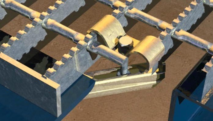 Top-Fixed Heavy-Duty Grating Clamps